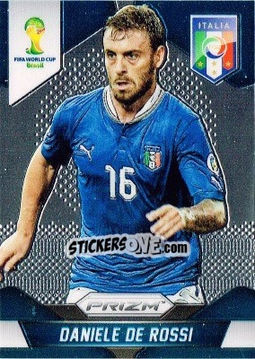 Figurina Daniele De Rossi - FIFA World Cup Brazil 2014. Prizm - Panini