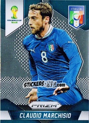 Sticker Claudio Marchisio - FIFA World Cup Brazil 2014. Prizm - Panini
