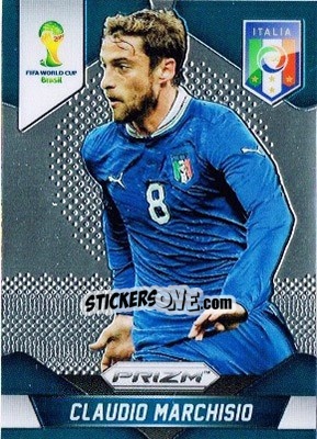 Sticker Claudio Marchisio - FIFA World Cup Brazil 2014. Prizm n. 130 - Panini