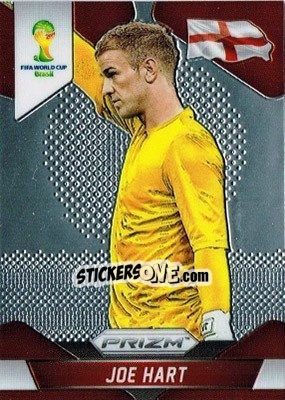 Sticker Joe Hart - FIFA World Cup Brazil 2014. Prizm - Panini