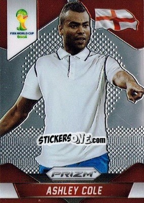 Sticker Ashley Cole - FIFA World Cup Brazil 2014. Prizm - Panini