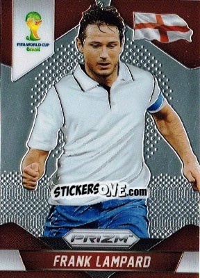 Cromo Frank Lampard - FIFA World Cup Brazil 2014. Prizm - Panini