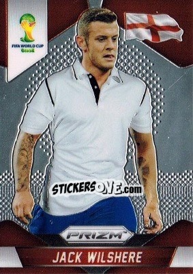 Sticker Jack Wilshere - FIFA World Cup Brazil 2014. Prizm - Panini