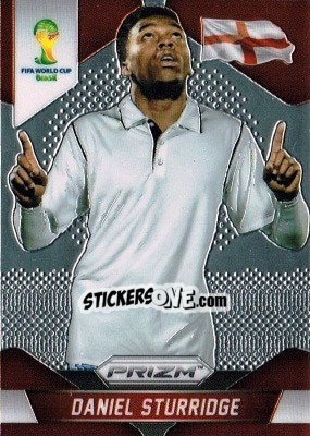Sticker Daniel Sturridge - FIFA World Cup Brazil 2014. Prizm n. 140 - Panini
