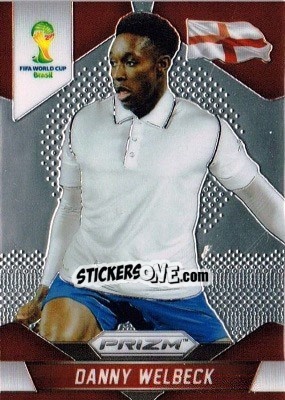 Sticker Danny Welbeck - FIFA World Cup Brazil 2014. Prizm n. 141 - Panini