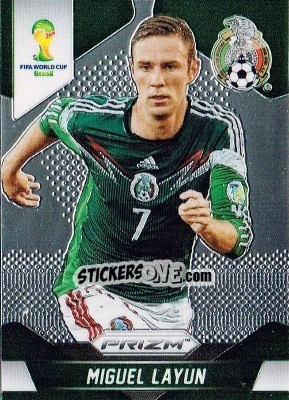 Sticker Miguel Layun - FIFA World Cup Brazil 2014. Prizm n. 144 - Panini