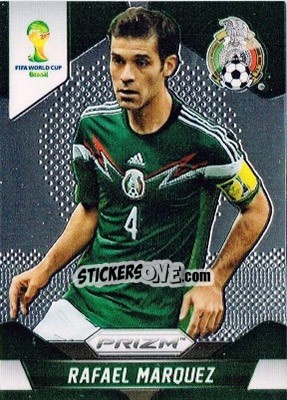 Cromo Rafael Marquez - FIFA World Cup Brazil 2014. Prizm - Panini