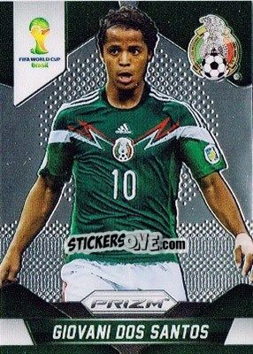 Sticker Giovani Dos Santos - FIFA World Cup Brazil 2014. Prizm n. 147 - Panini