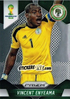 Sticker Vincent Enyeama - FIFA World Cup Brazil 2014. Prizm - Panini