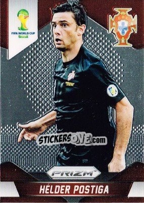 Sticker Helder Postiga - FIFA World Cup Brazil 2014. Prizm - Panini