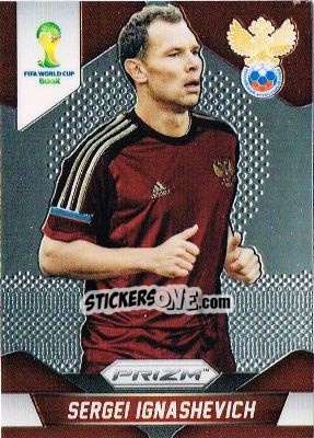 Sticker Sergei Ignashevich - FIFA World Cup Brazil 2014. Prizm - Panini