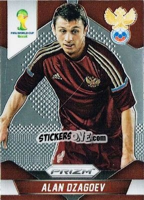Sticker Alan Dzagoev - FIFA World Cup Brazil 2014. Prizm n. 167 - Panini