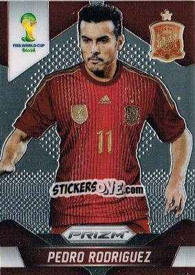 Sticker Pedro Rodriguez - FIFA World Cup Brazil 2014. Prizm - Panini