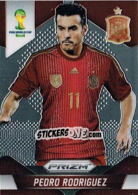 Figurina Pedro Rodriguez - FIFA World Cup Brazil 2014. Prizm - Panini