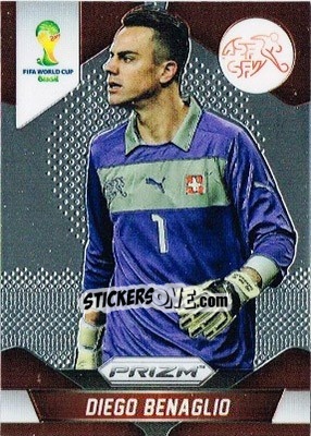 Sticker Diego Benaglio - FIFA World Cup Brazil 2014. Prizm n. 181 - Panini