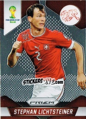 Sticker Stephan Lichtsteiner - FIFA World Cup Brazil 2014. Prizm n. 182 - Panini