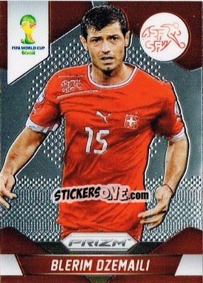 Sticker Blerim Dzemaili - FIFA World Cup Brazil 2014. Prizm n. 183 - Panini