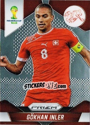 Sticker Gökhan Inler - FIFA World Cup Brazil 2014. Prizm n. 184 - Panini