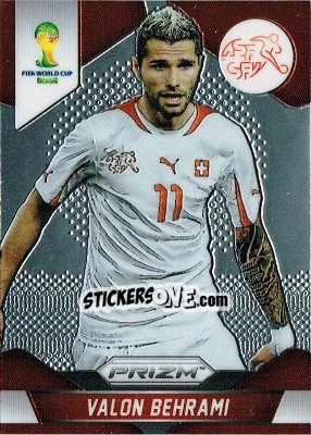Sticker Valon Behrami - FIFA World Cup Brazil 2014. Prizm n. 187 - Panini