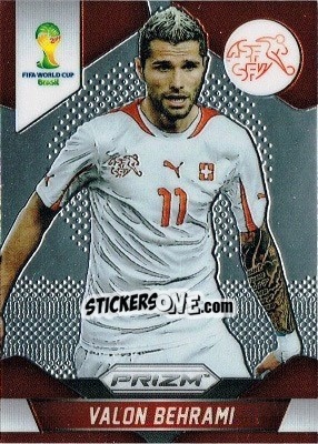 Cromo Valon Behrami - FIFA World Cup Brazil 2014. Prizm - Panini