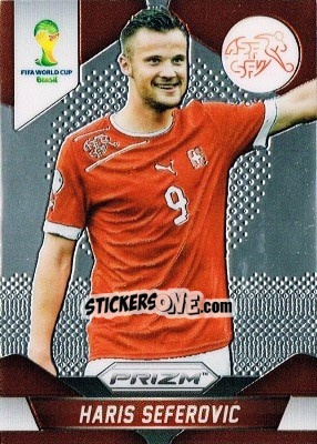 Sticker Haris Seferovic - FIFA World Cup Brazil 2014. Prizm n. 188 - Panini