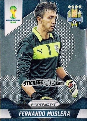 Sticker Fernando Muslera - FIFA World Cup Brazil 2014. Prizm n. 189 - Panini
