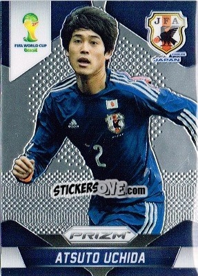 Figurina Atsuto Uchida - FIFA World Cup Brazil 2014. Prizm - Panini