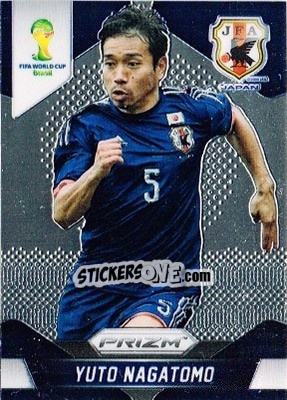 Sticker Yuto Nagatomo - FIFA World Cup Brazil 2014. Prizm n. 196 - Panini