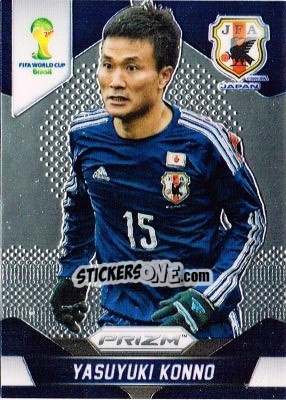 Sticker Yasuyuki Konno - FIFA World Cup Brazil 2014. Prizm n. 198 - Panini