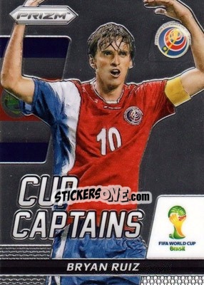 Cromo Bryan Ruiz - FIFA World Cup Brazil 2014. Prizm - Panini