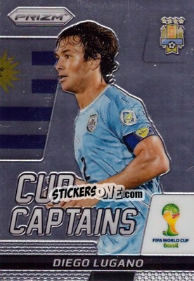 Sticker Diego Lugano - FIFA World Cup Brazil 2014. Prizm - Panini