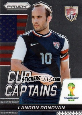 Figurina Landon Donovan - FIFA World Cup Brazil 2014. Prizm - Panini