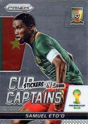 Sticker Samuel Eto'o - FIFA World Cup Brazil 2014. Prizm n. CC-26 - Panini