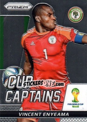 Sticker Vincent Enyeama - FIFA World Cup Brazil 2014. Prizm - Panini