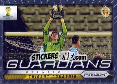 Sticker Thibaut Courtois - FIFA World Cup Brazil 2014. Prizm n. G-3 - Panini
