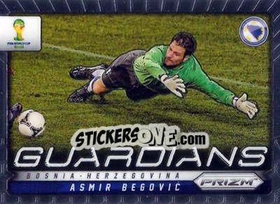 Sticker Asmir Begovic - FIFA World Cup Brazil 2014. Prizm n. G-4 - Panini