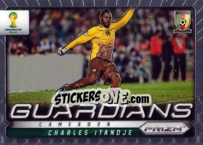 Sticker Charles Itandje - FIFA World Cup Brazil 2014. Prizm n. G-6 - Panini