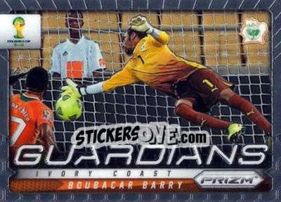 Sticker Boubacar Barry - FIFA World Cup Brazil 2014. Prizm - Panini