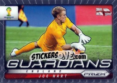 Sticker Joe Hart - FIFA World Cup Brazil 2014. Prizm n. G-10 - Panini