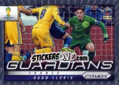 Sticker Hugo Lloris - FIFA World Cup Brazil 2014. Prizm - Panini
