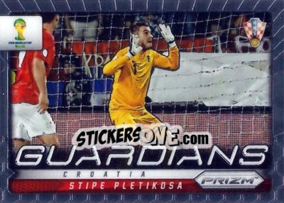 Sticker Stipe Pletikosa - FIFA World Cup Brazil 2014. Prizm - Panini