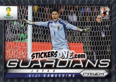 Cromo Eiji Kawashima - FIFA World Cup Brazil 2014. Prizm - Panini