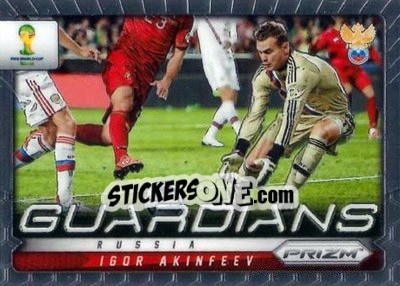 Sticker Igor Akinfeev - FIFA World Cup Brazil 2014. Prizm n. G-20 - Panini