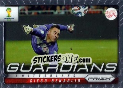 Sticker Diego Benaglio - FIFA World Cup Brazil 2014. Prizm - Panini