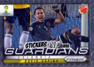 Figurina David Ospina - FIFA World Cup Brazil 2014. Prizm - Panini