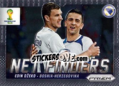 Sticker Edin Dzeko - FIFA World Cup Brazil 2014. Prizm n. NF-4 - Panini