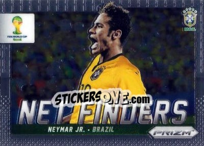Sticker Neymar Jr. - FIFA World Cup Brazil 2014. Prizm - Panini