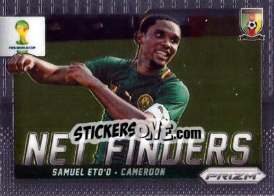 Sticker Samuel Eto'o - FIFA World Cup Brazil 2014. Prizm n. NF-6 - Panini