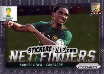 Figurina Samuel Eto'o - FIFA World Cup Brazil 2014. Prizm - Panini