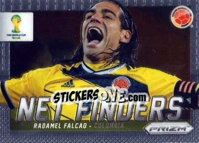 Sticker Radamel Falcao - FIFA World Cup Brazil 2014. Prizm - Panini